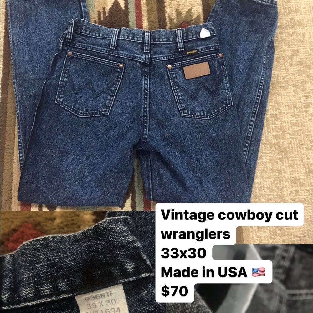 Vintage Cowboy cut wranglers